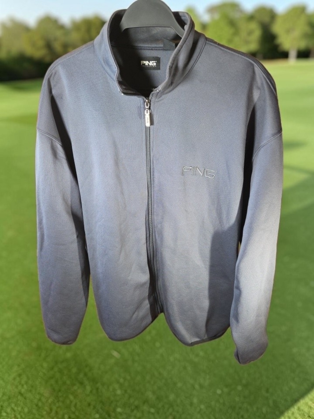 PING Men's Full-Zip Jacket in Slate Grey